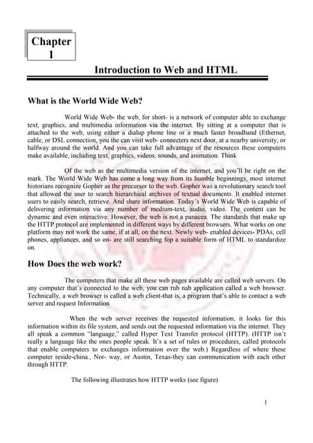 Image result for Class 7 Chapter Introduction to HTML From Book