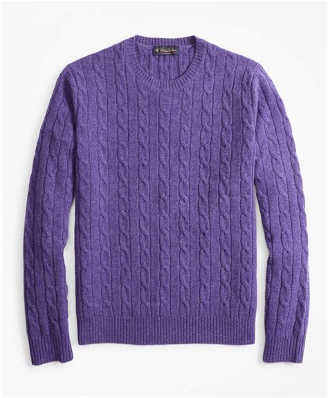 purple-lambswool-cable-crewneck-sweater-mens