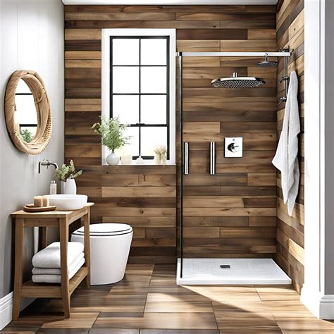 15 Farmhouse Wood Tile Shower Ideas for a Rustic Bathroom Refresh