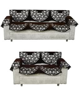 Fashion Chenille Anti-Slip Sofa Cover Protector for L Shape 6 Seats ...