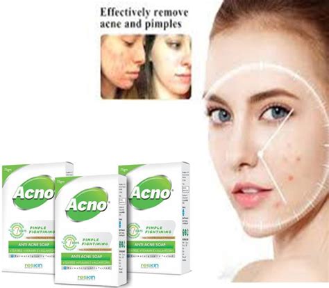 Acno Anti Acne & Pimple Fighting Soap for Normal to Oily Skin |Tea Tree ...