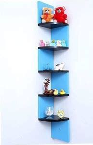 Screeno Wall shelf zig zeg shelves wall corner decorative living room ...