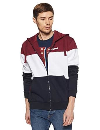 French Connection Men's Sweatshirt (572DV-RHODODENDRON_Rhododendron_L ...