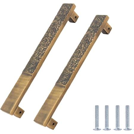 FAST DH19 Brass Antique 8 Inch Main Door Handle for Home (Brown ...