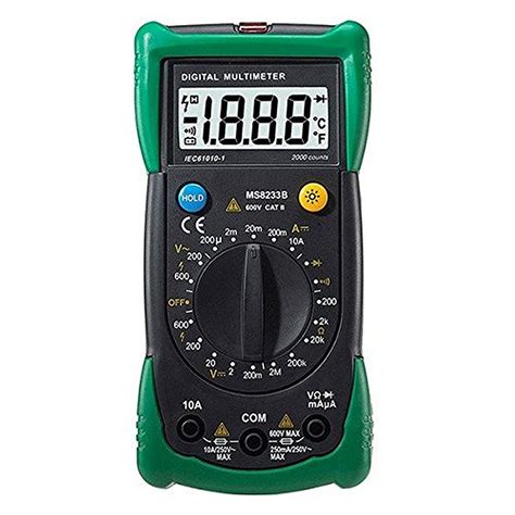 Mastech MS8233B Digital Multimeter with NCV : Amazon.in: Industrial ...