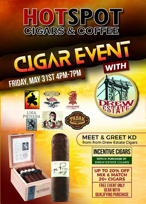 2024 Summer Cigar Event with Drew Estate Cigars, Hot Spot Cigars ...