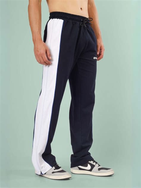 TRIUMPH MULTI ZIPPER JOGGERS BLACK ROYAL BLUE
