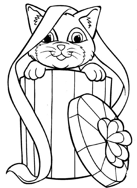 Free Printable Kitten Coloring Pages For Kids - Best Coloring Pages For ...