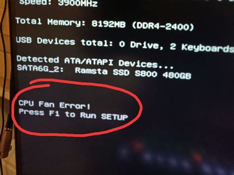 First boot CPU fan error : r/buildapc