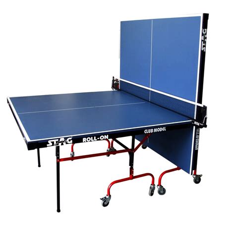 Stag Table Tennis Table Club Model,19 mm Thickness, With wheels ...