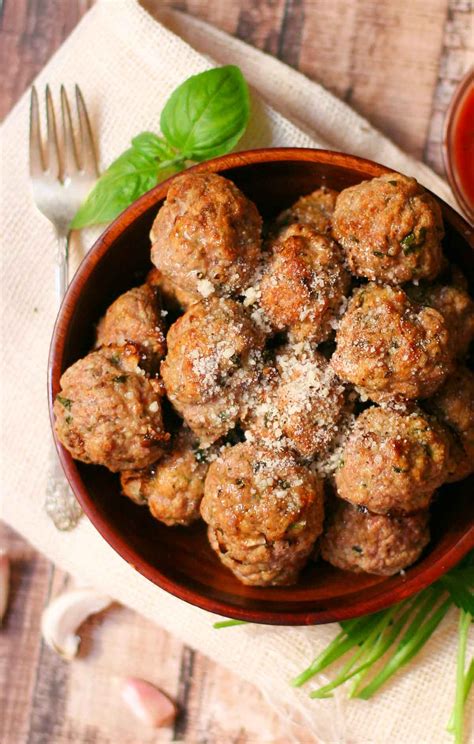 Baked Turkey Meatballs - Happily From Scratch