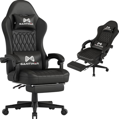 Gamtimer Gaming Chair with Footrest, Ergonomic Computer India | Ubuy
