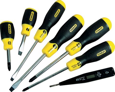 STANLEY Schraubendreher-Set CushionGrip 6-tlg | 30,000 Tools at Tools ...