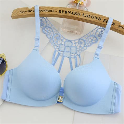 Bmawag Wirefree Bras for Women ,Plus Size Front Closure Lace Bra ...