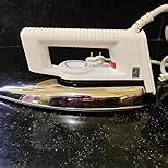 Buy Bajaj Popular Light Weight 1000W Dry Iron | Advance Soleplate And ...