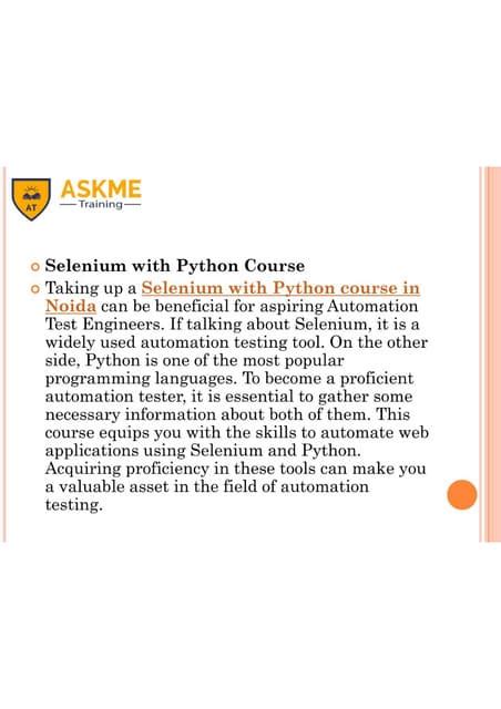 Image result for Selenium with Python Course