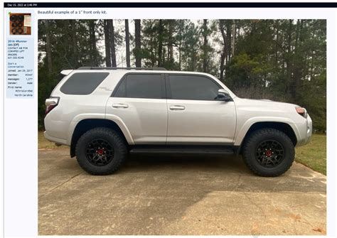 2016 Toyota 4Runner Limited Leveling Kit 的图像结果