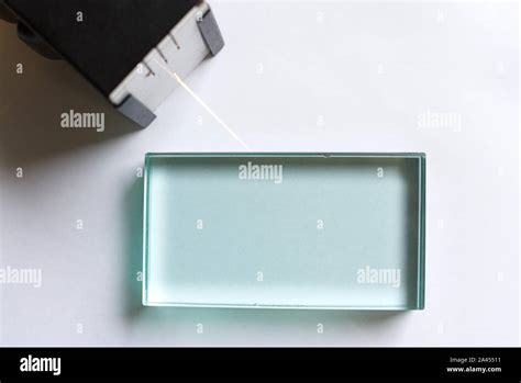 Image result for Refraction Experiment with Glass Block