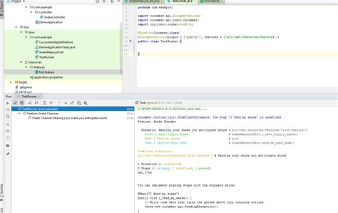 Spring Boot Cucumber 的图像结果