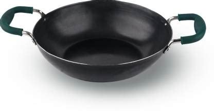 The Indus Valley Iron Kadai with Silicon Handle | Kadhai 25.5 cm ...