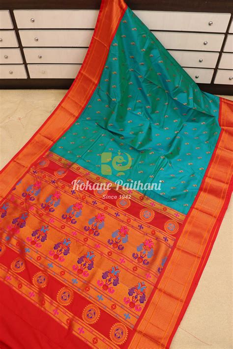 Kadiyal Peacock Maharani Paithani – Kokane Paithani and Sons