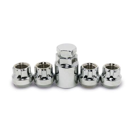 Geelife Lug Nut Wheel Locks M12x1.75 Open End Bulge Acorn Locking Lugs F150 Expedition - Walmart.com
