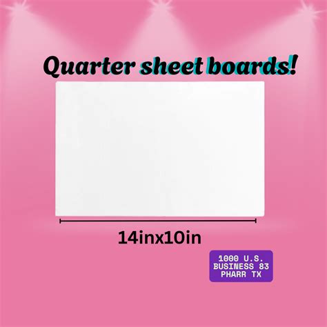 14" x 10" Quarter Sheet Cake Board – Corrugated, Sharp Corners (Pack o ...