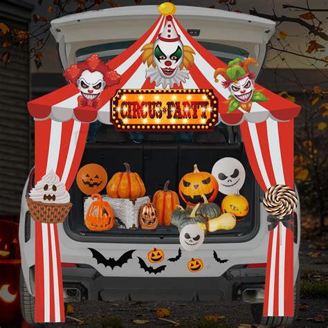 Halloween Trunk or Treat Car Decorations Kit, Circus Trunk or Treat ...