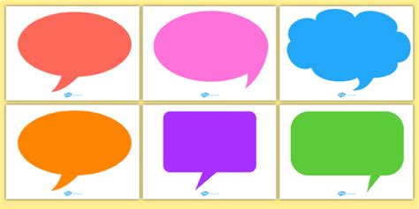 👉 Editable Speech Bubbles (teacher made)