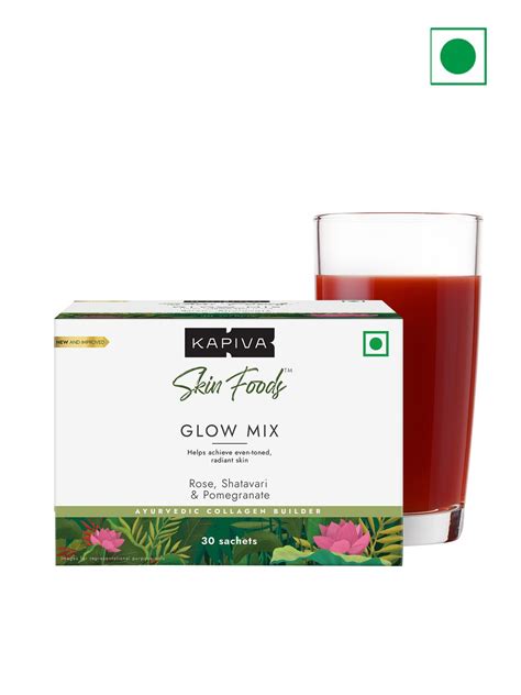 Kapiva Skin Foods Glow Mix With Rose & Shatavari For Even Toned Radiant ...