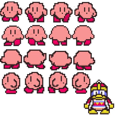 Kirby 8 Bit Sprite