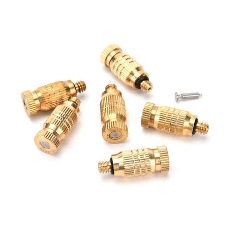 Generic Head Garden Sprinklers Threaded 0.1-0.5Mm Brass Fog Mist Nozzle ...