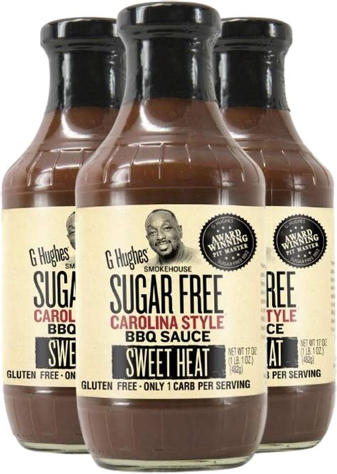 Amazon.com : G Hughes Sugar Free, BBQ Sauce Variety Pack - Original ...