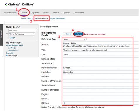 EndNote Reference Library 的图像结果