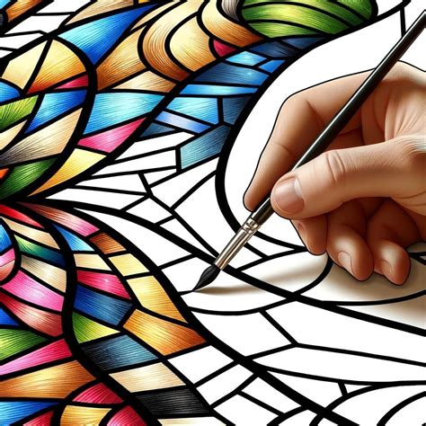 Introduction to Stained Glass-Inspired Acrylic Painting - Artist Corner ...