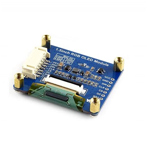 waveshare 1.5inch RGB OLED Display Module, 128x128 Pixels Displaying ...