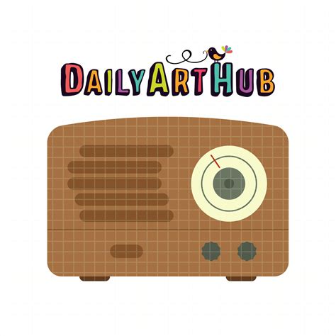 Wooden Radio Clip Art – Daily Art Hub // Graphics, Alphabets & SVG