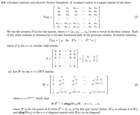 Image result for Circulant Matrix Diagonalization