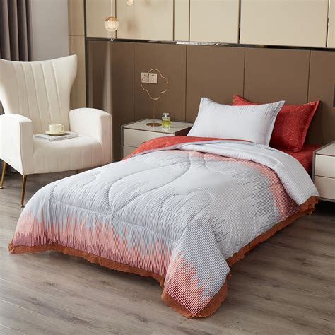 Maple&Finch Microfiber Quilted Ultra Soft Reversible Single Bed Bedding ...