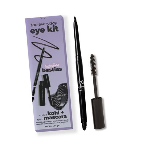Black Smoked Kohl & Hybrid Mascara Combo | Ruby's Organics | Official Store