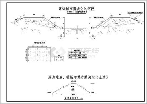 河道整治工程结构布置及施工布置图（全套12张）