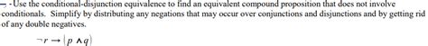 Image result for Boolean Definition of Conditional Equivalence Conditional Disjunction