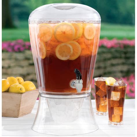 Creative Bath 3 Gallon Acrylic Beverage Dispenser - Walmart.com ...