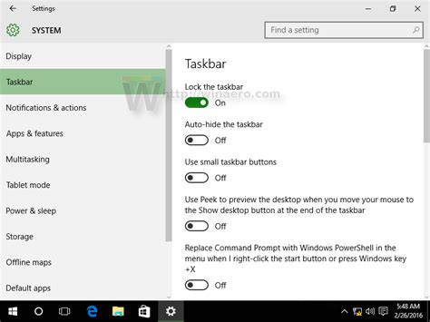 Image result for Setting for Taskbar