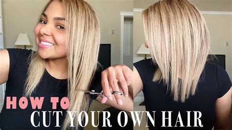 Image result for Tutorial Cut Own Hair Short