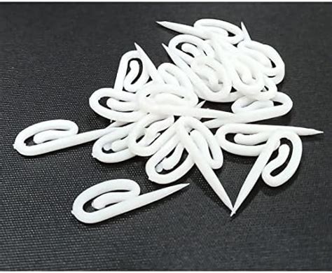 Buy Plastic Hook for Curtain Channel/Track Fish Hook (100) Online at ...