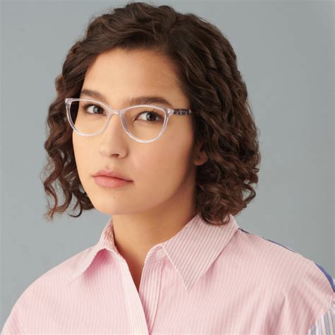 Blue Transparent Blue Multicolor Full Rim Cat Eye Vincent Chase Classic ...