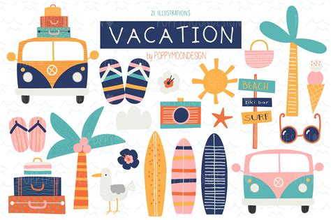 Beach Vacation Clipart
