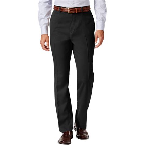 Louis Raphael Mens Premiun Performance Casual Trouser Pants, Black, 40W ...