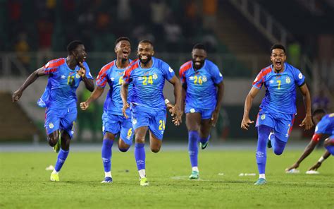 Download D R Congo Football Team Celebration Wallpaper | Wallpapers.com